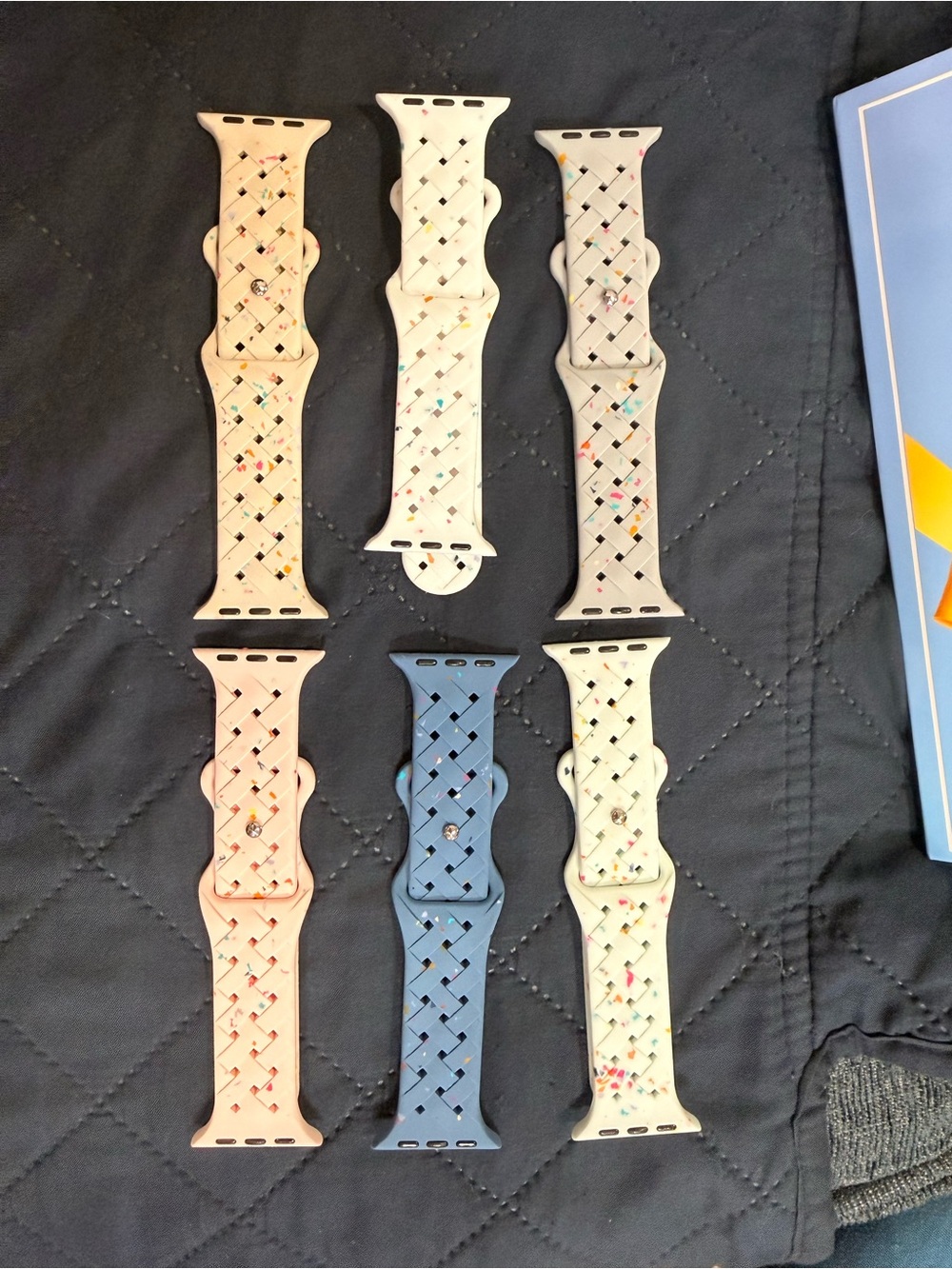 Silicone Braided Apple Watch Replacement Bands - Multi Color Options